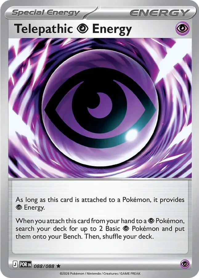Perfect Order Telepathic Psychic Energy [Holo] Pokémon card